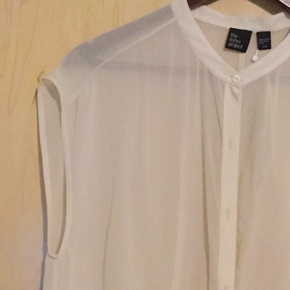 Eileen Fisher The Fisher Project Silk Shirtdress - Picture 7 of 7